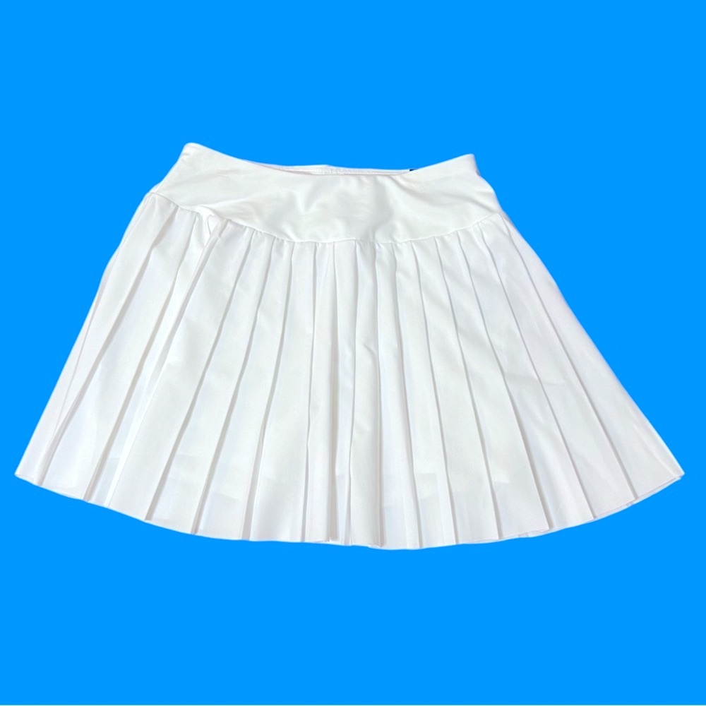 DSG Performance Mid-Rise Pleated Skort Built-in Short Size Small Pure Wh…